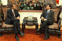 Thủ tướng Nguyễn Tấn Dũng mong muốn Hà Lan hỗ trợ Việt Nam đối phó với biến đổi khí hậu và nước biển dâng